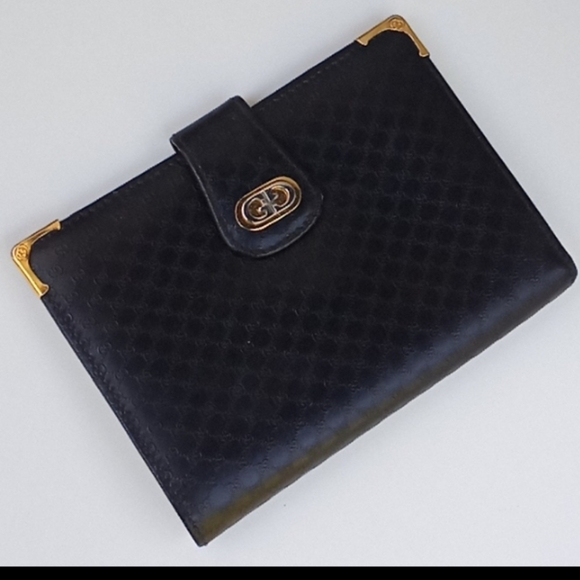AUTHENTIC c'80s GUCCI Bi-fold Wallet - Picture 2 of 16